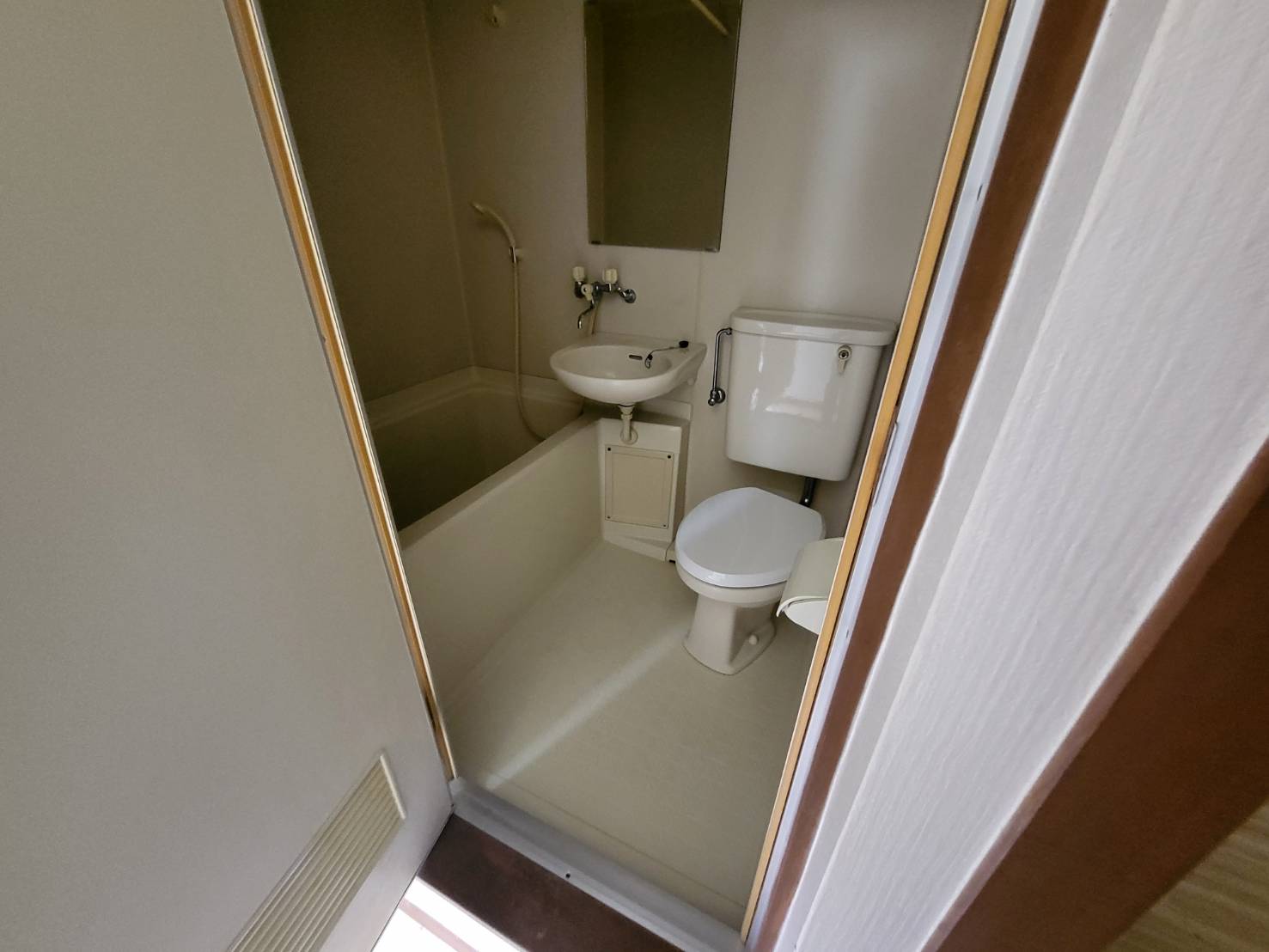 京都府向日市　ハイツ2階お風呂リフォーム