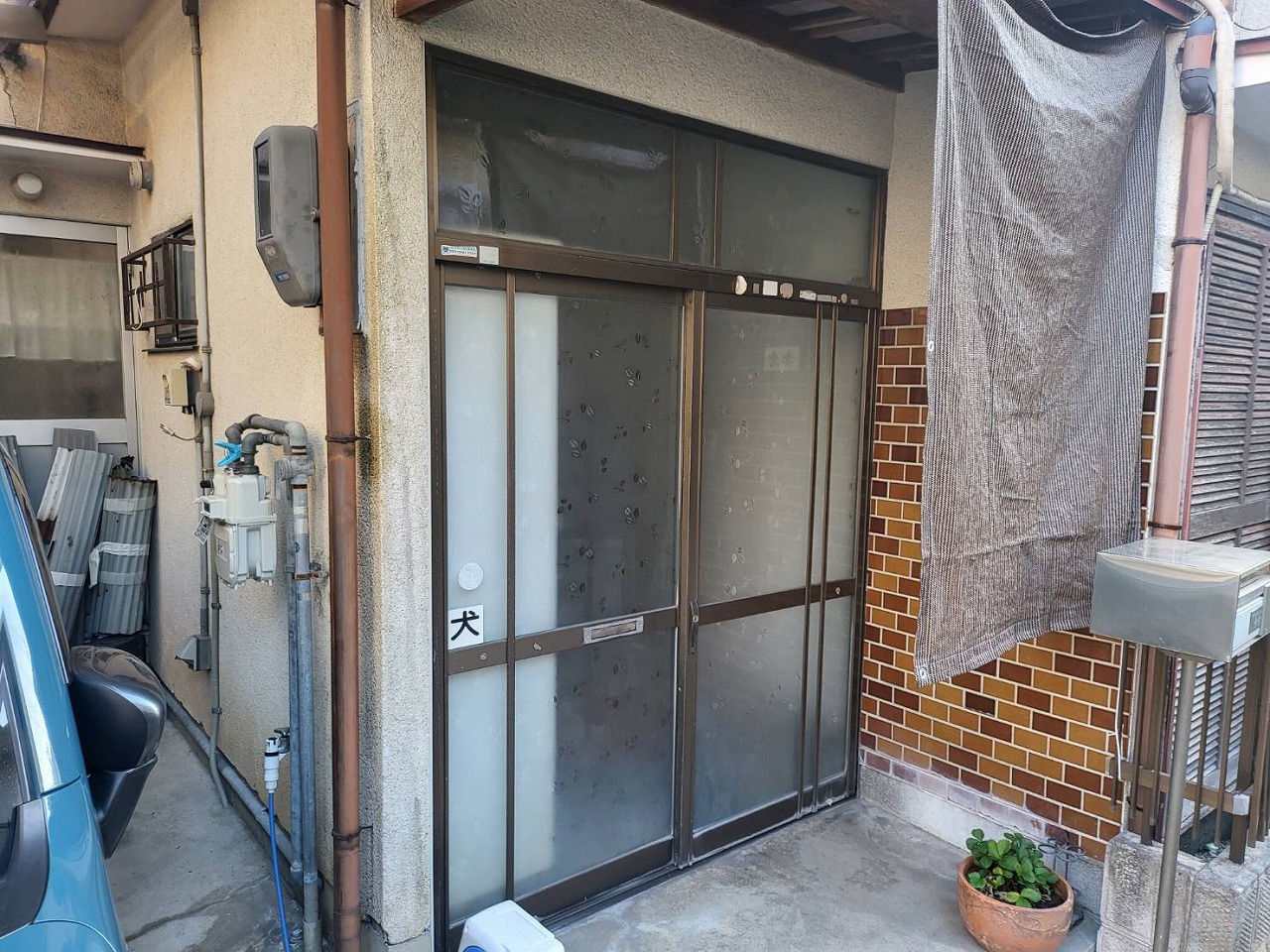 京都府向日市　玄関ドアカバー工法リニューアル工事