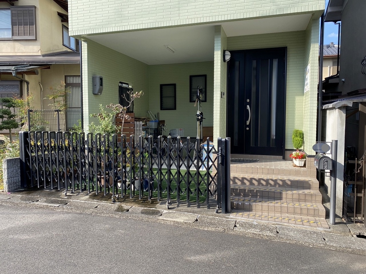 京都府長岡京市　門扉リニューアル工事