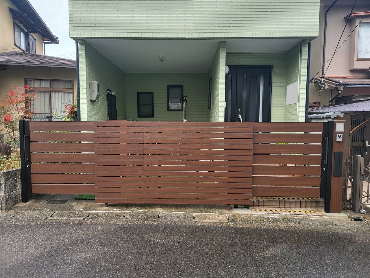 京都府長岡京市　門扉リニューアル工事
