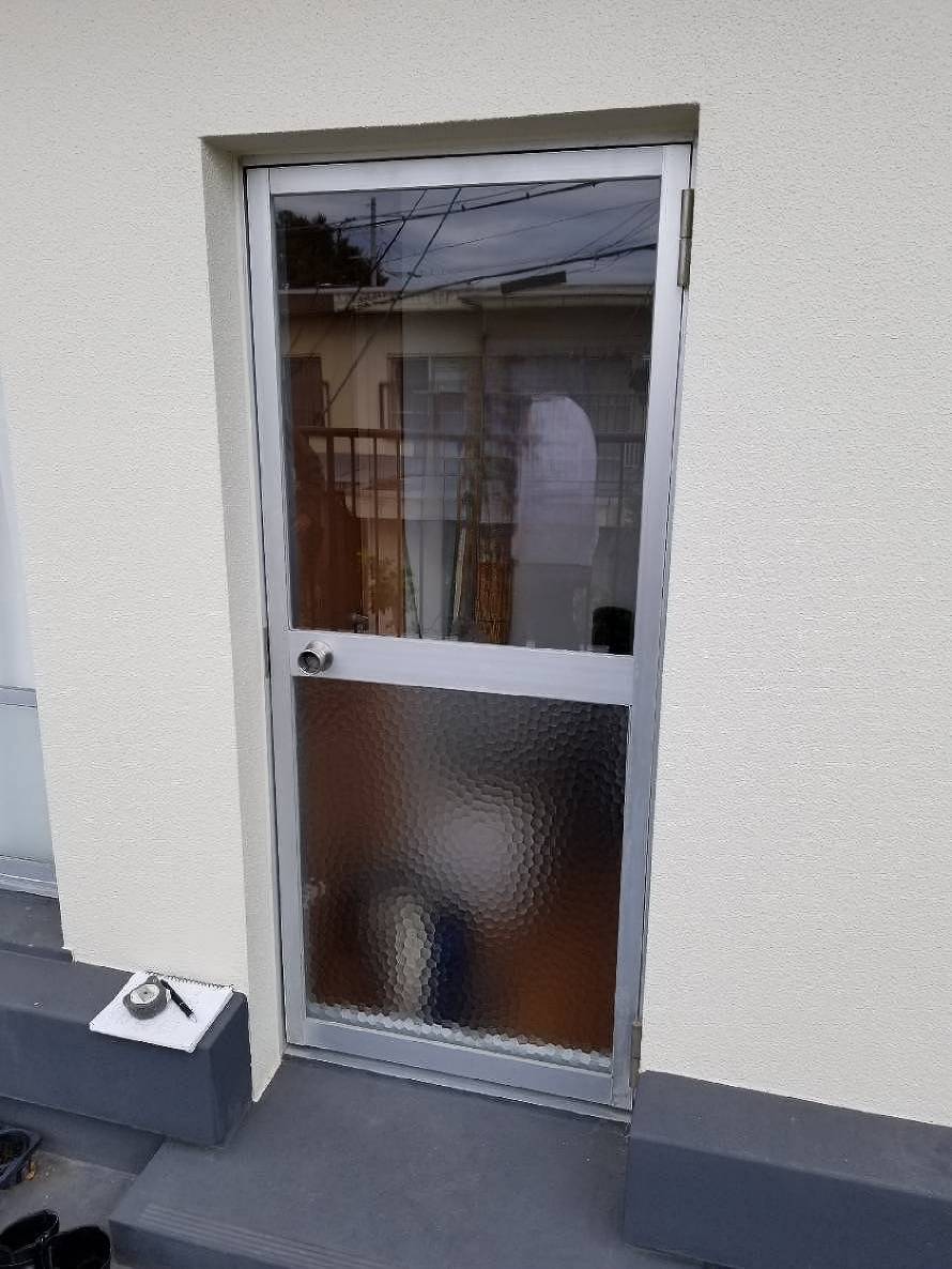 京都市伏見区　勝手口リニューアル工事