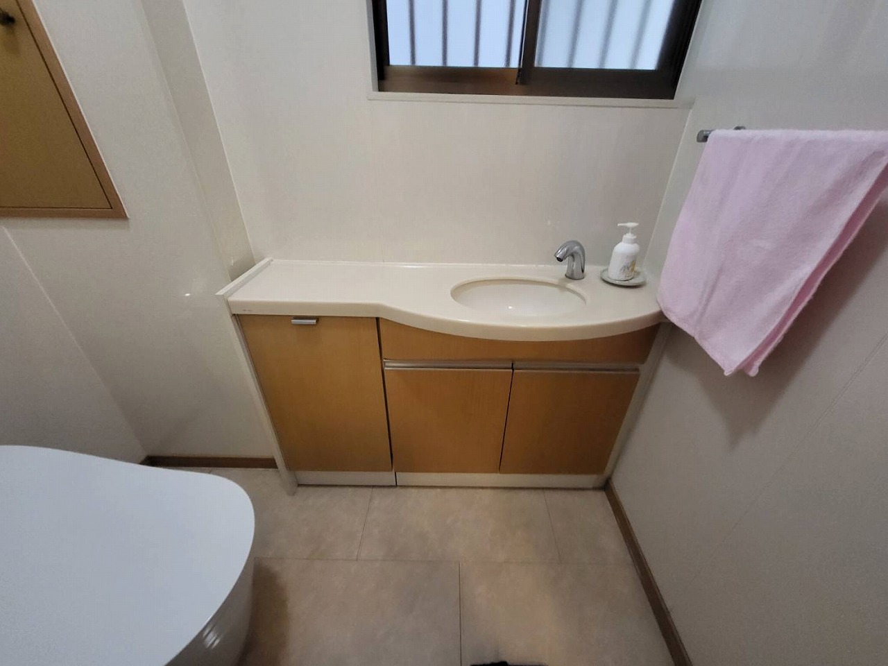 京都府向日市　手洗器リニューアル工事