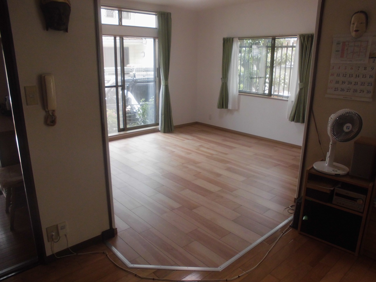 京都府向日市　和室から洋室リニューアル工事