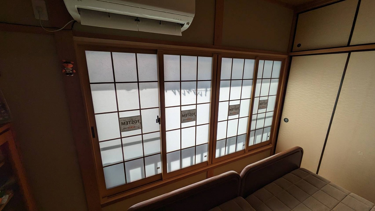 京都市西京区　和室内窓工事