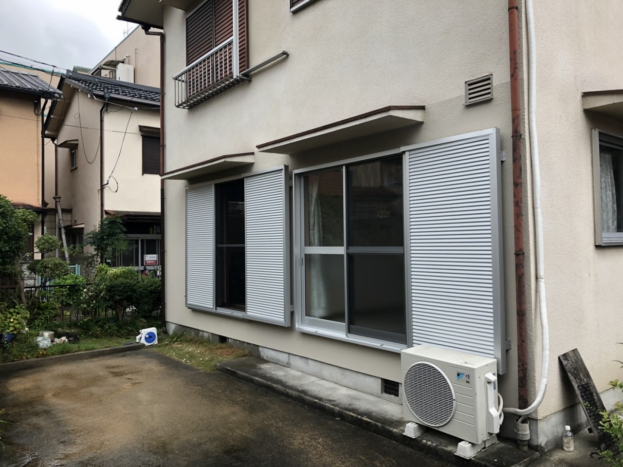 京都府宇治市　雨戸窓取替工事