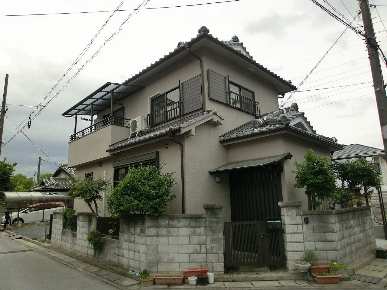 京都府八幡市戸建て　外壁塗装工事