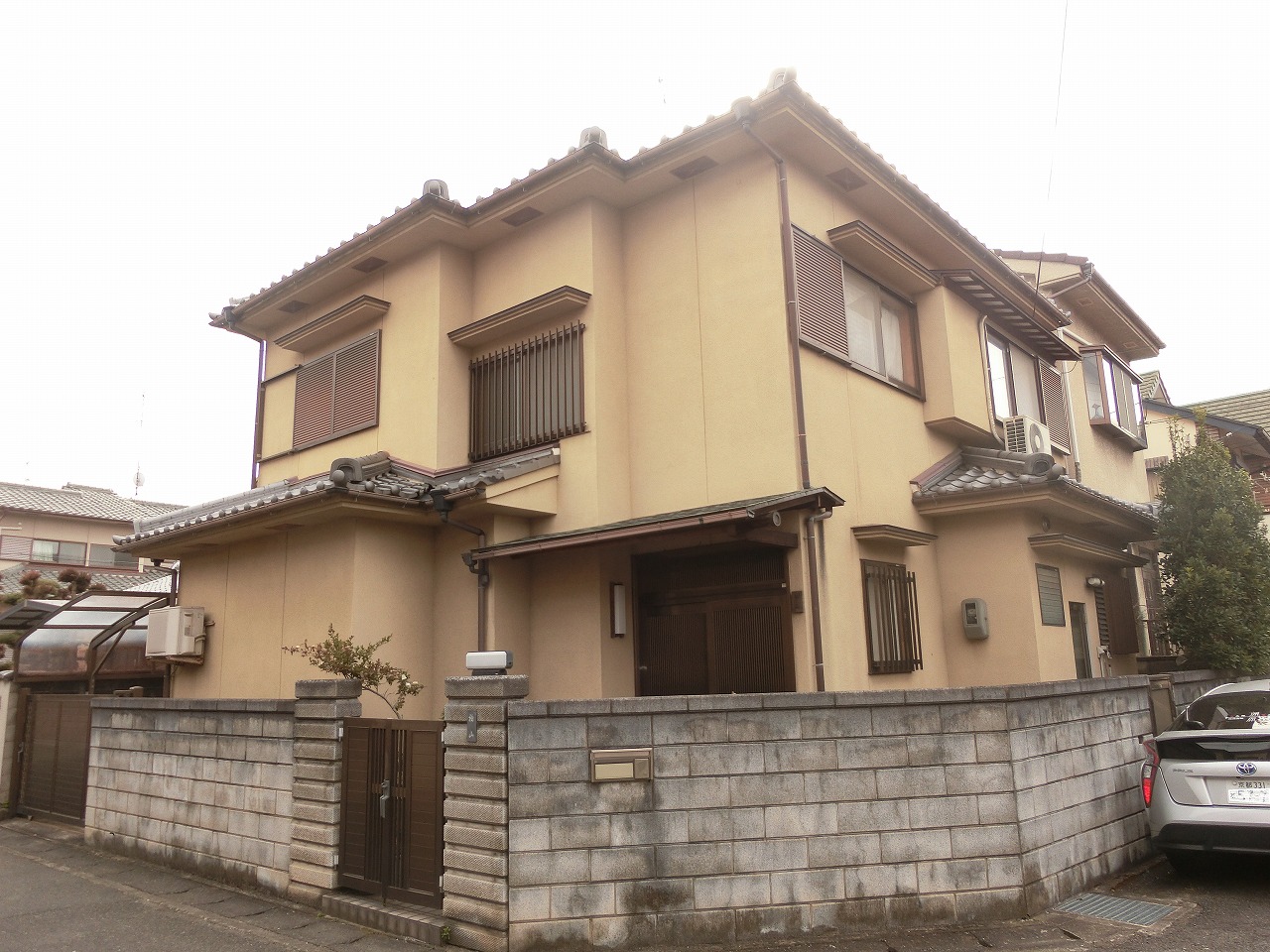 京都府向日市戸建て　外壁塗装