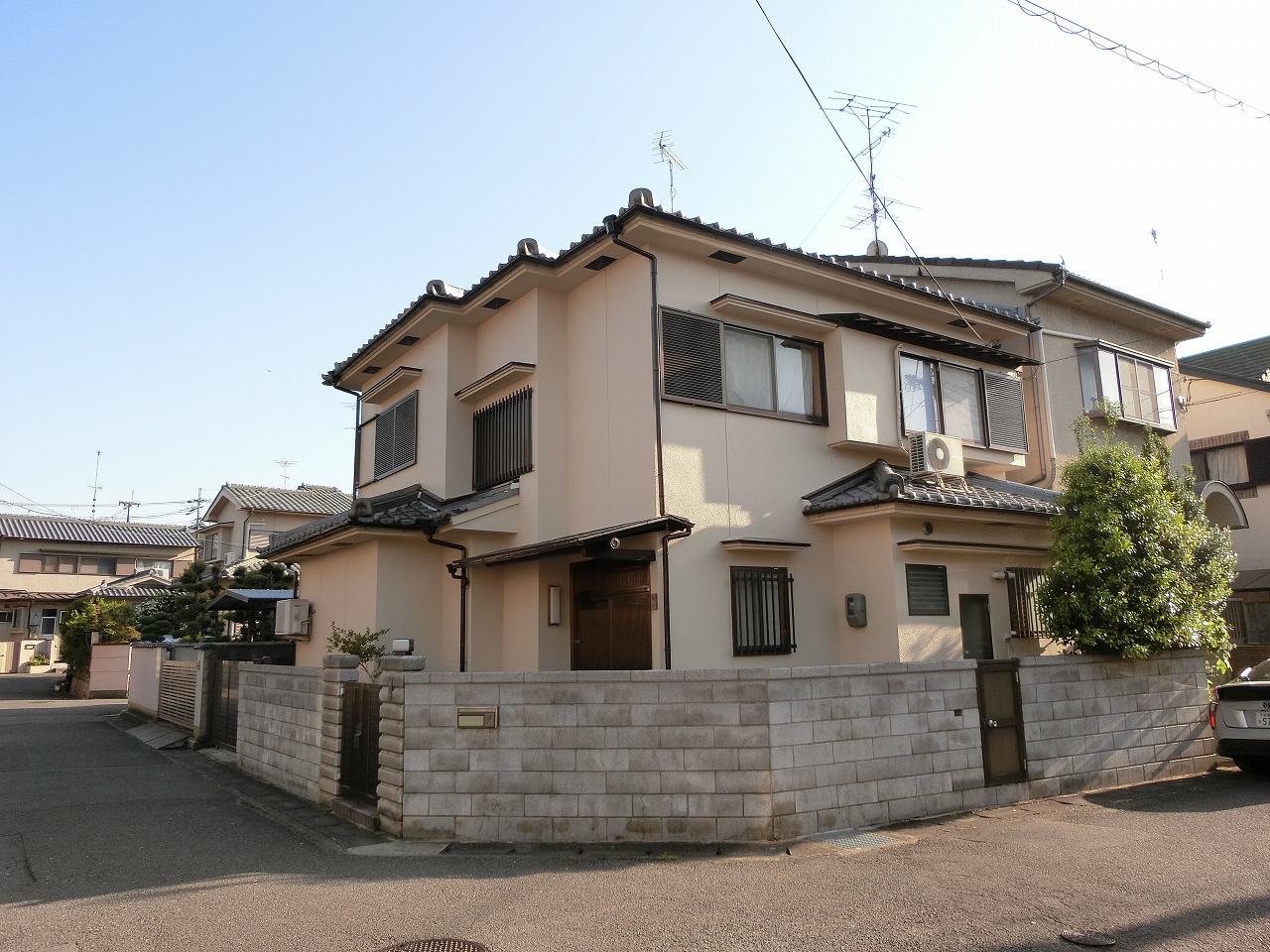 京都府向日市戸建て　外壁塗装