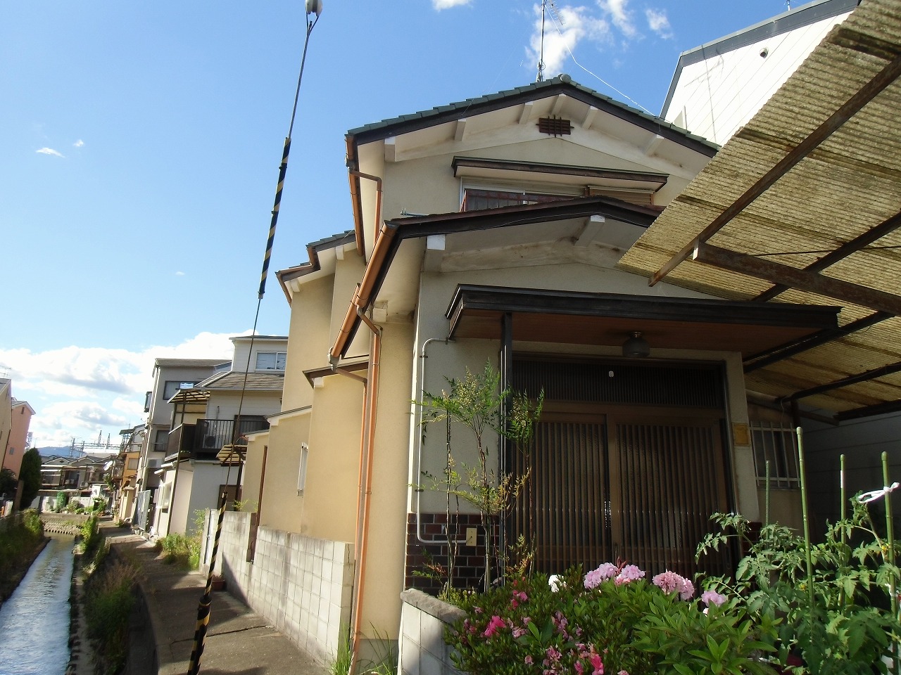京都府向日市戸建て　外壁塗装