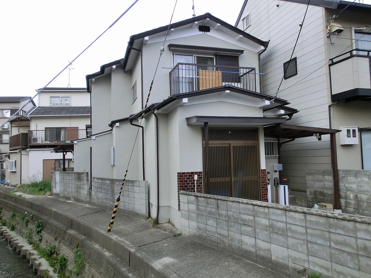 京都府向日市戸建て　外壁塗装