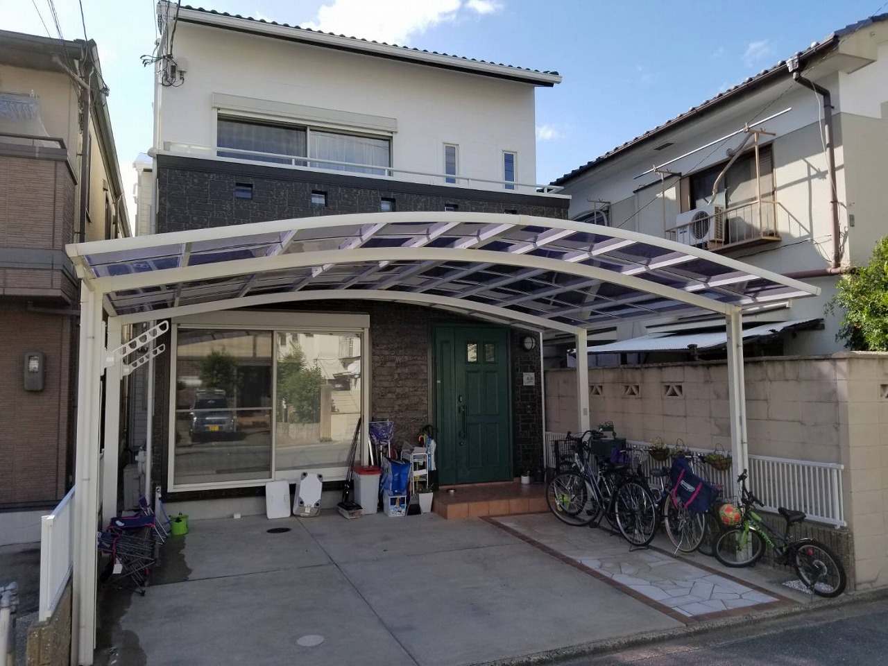 京都市南区戸建て　外壁塗装