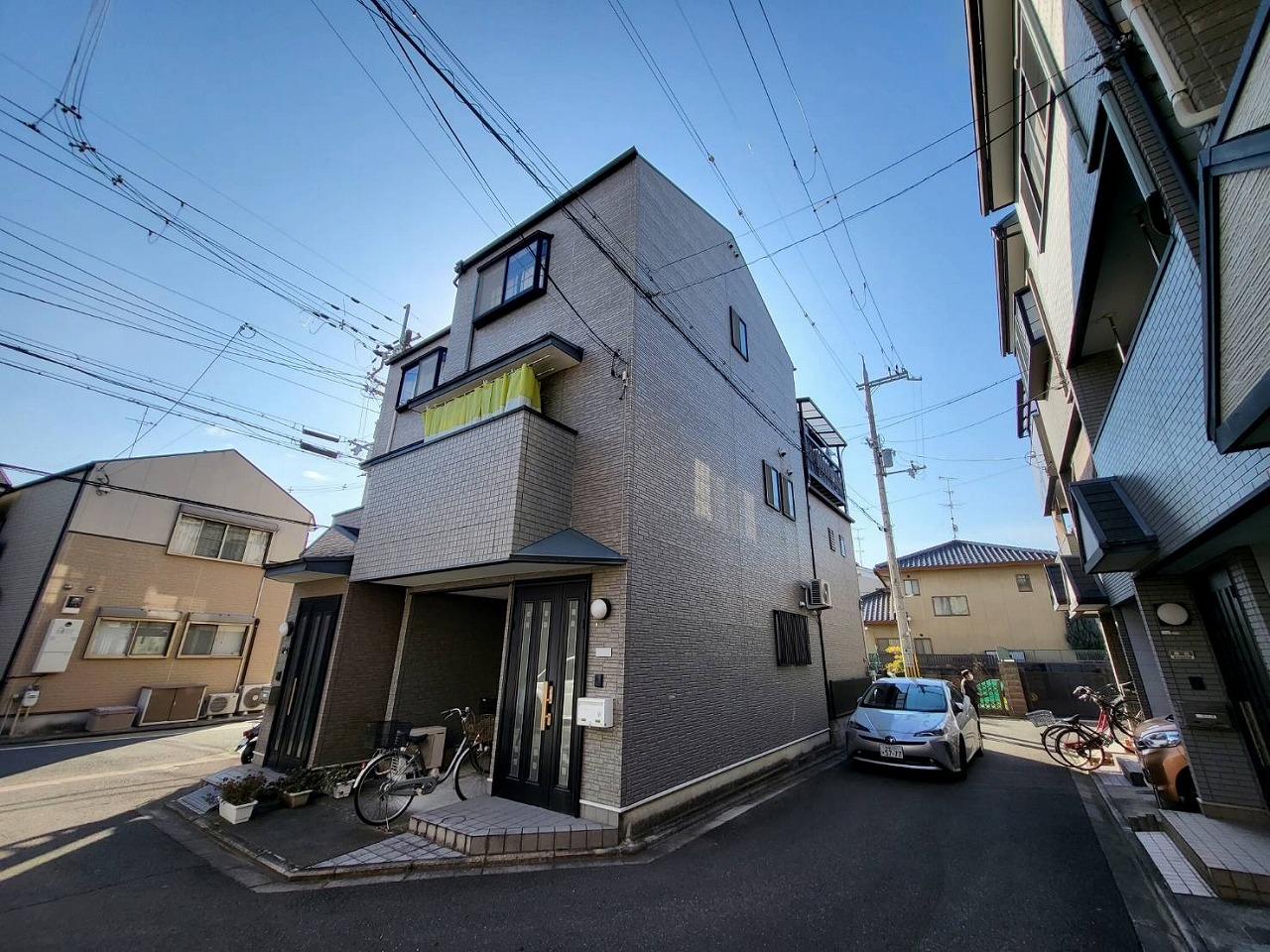 京都市南区戸建て　外壁塗装