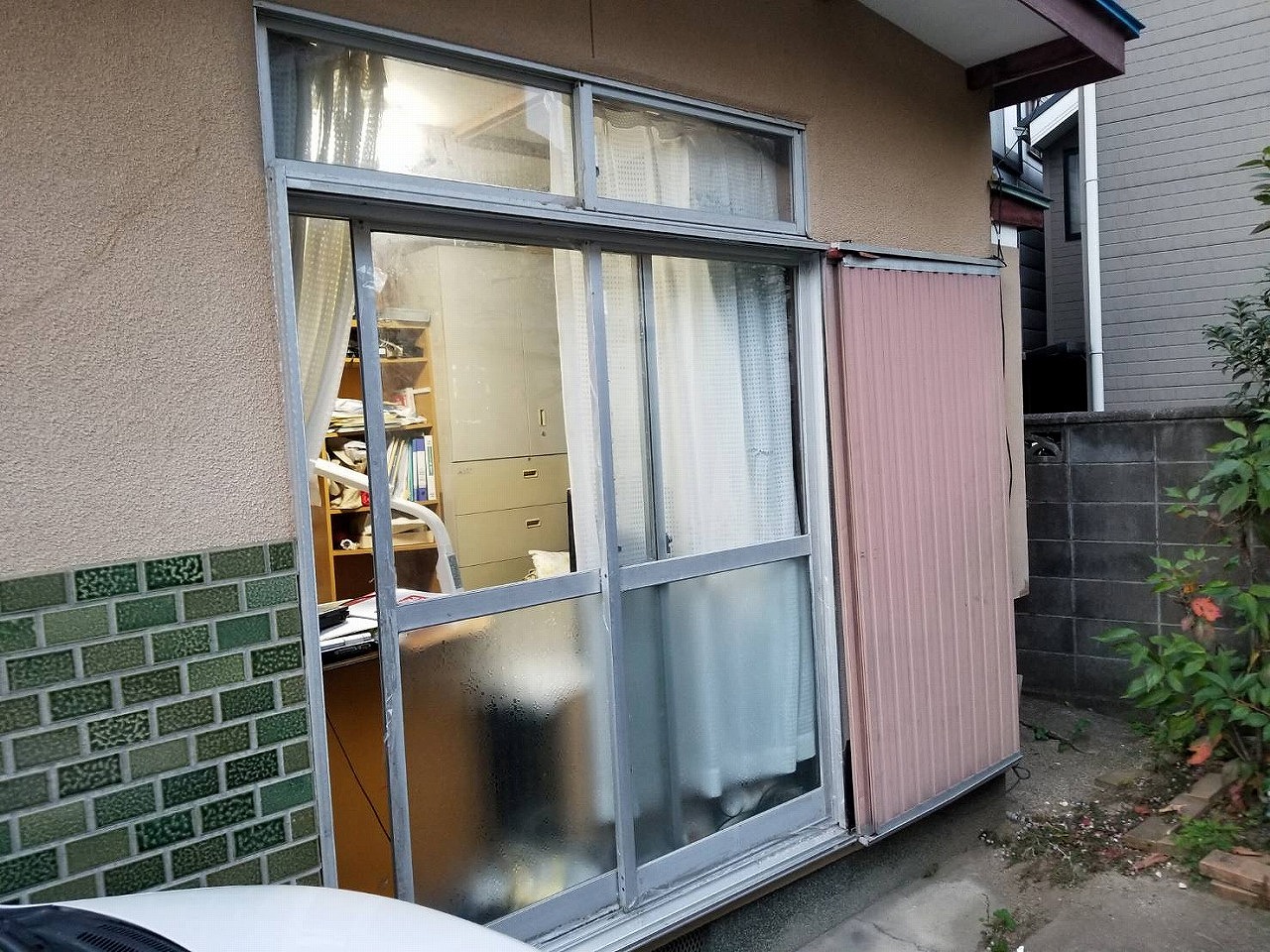 京都府向日市　雨戸窓取替工事