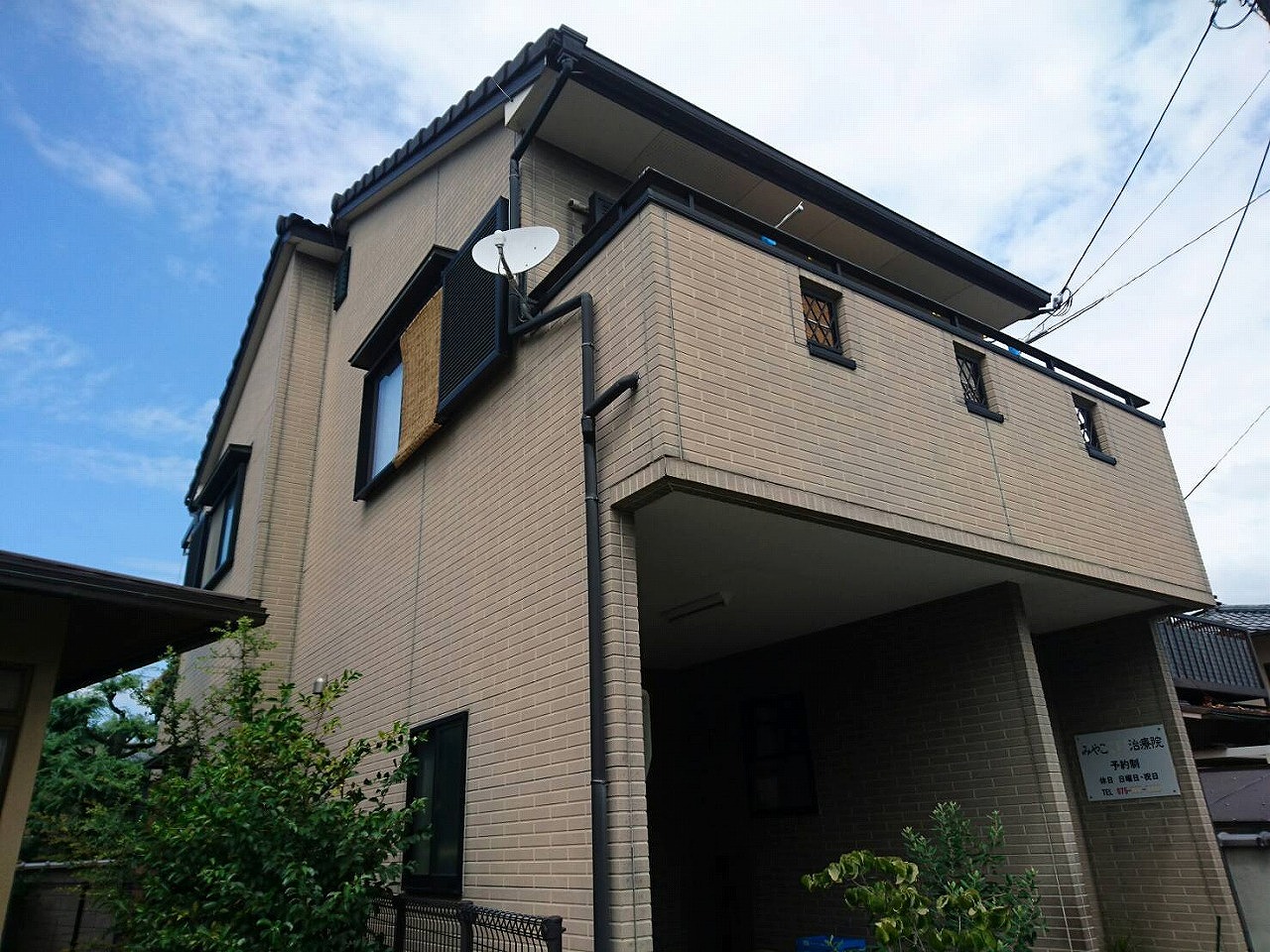 京都府長岡京市　戸建て　外壁塗装工事