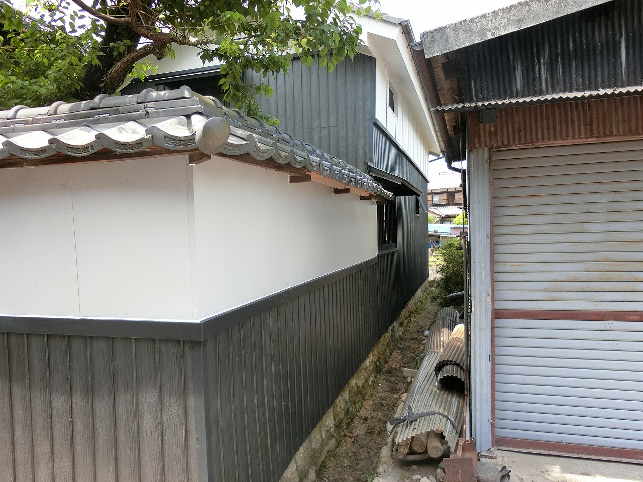 滋賀県　外部塀リニューアル工事