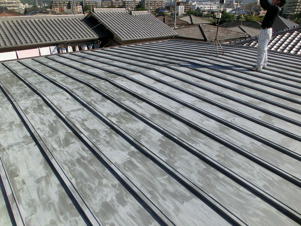 京都府宇治市　戸建て屋根塗装工事