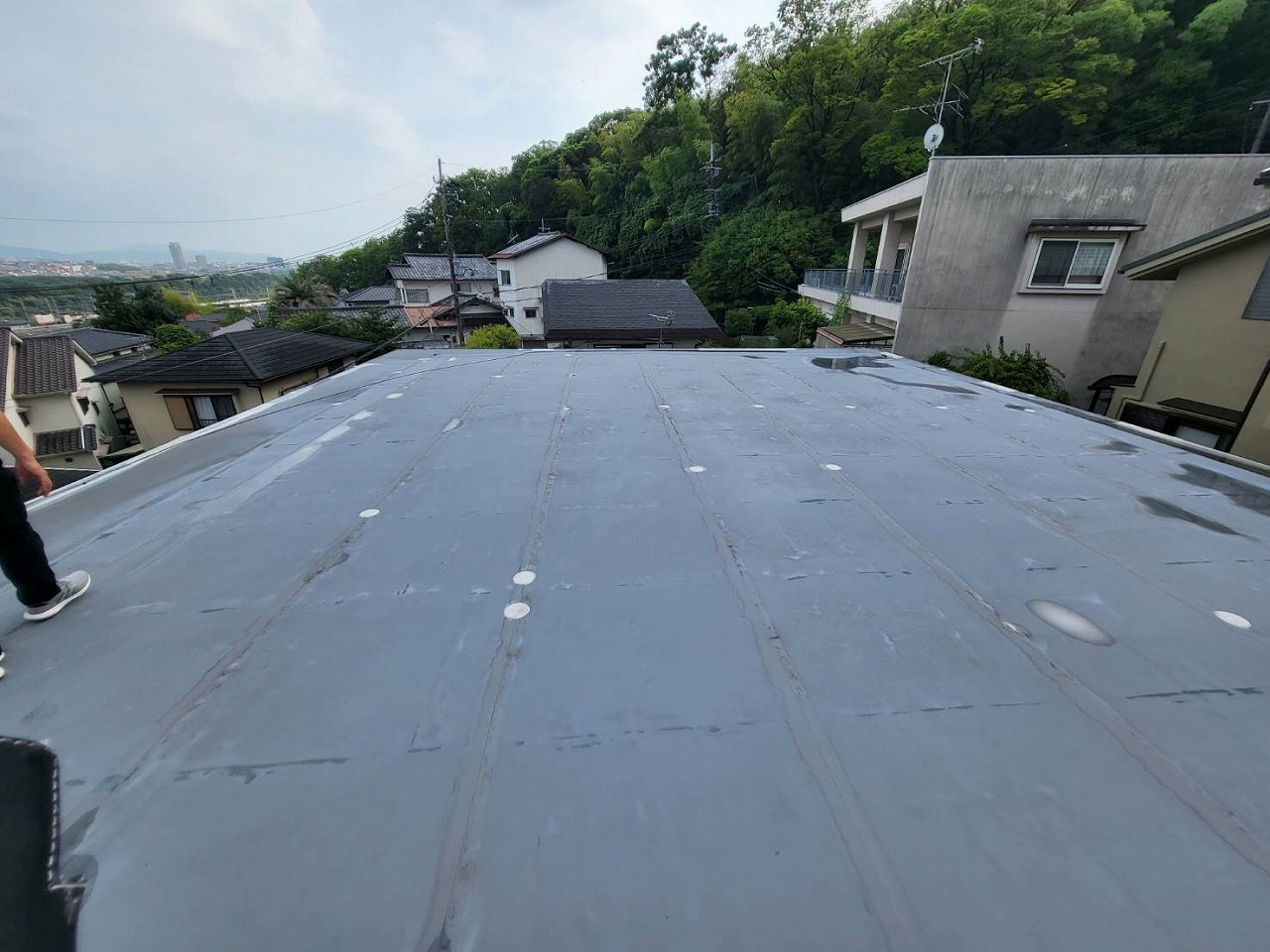 京都府大山崎町　戸建て屋根防水工事