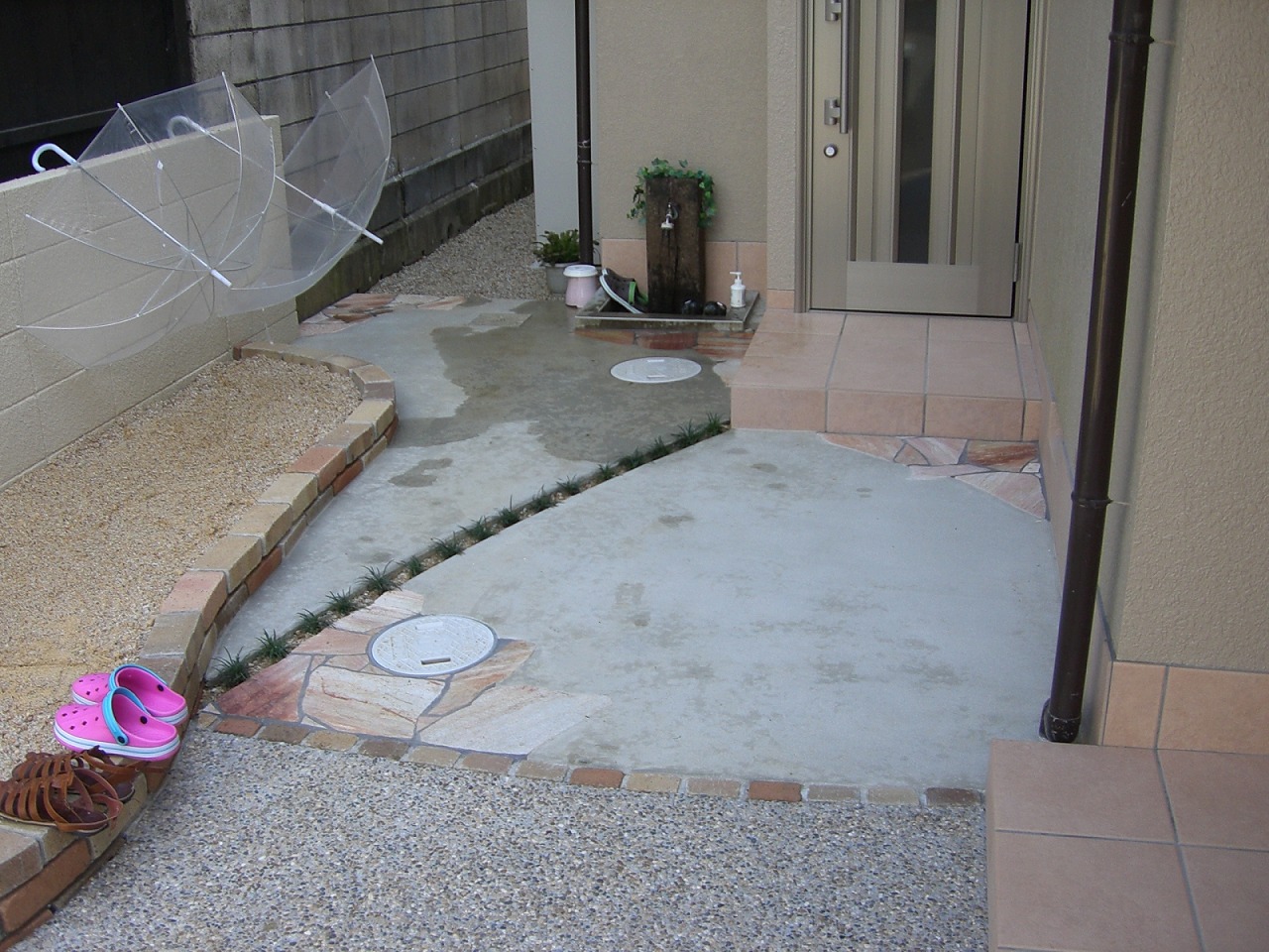 京都市西京区　玄関アプローチリニューアル工事