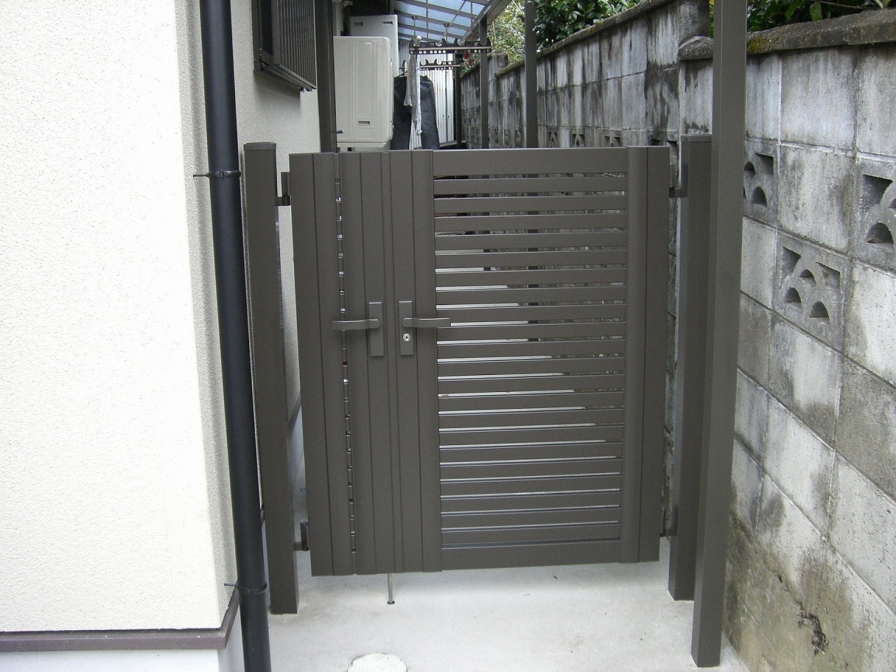 京都市西京区　門扉リニューアル工事