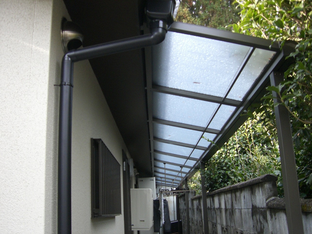 京都市西京区　テラス屋根リニューアル工事