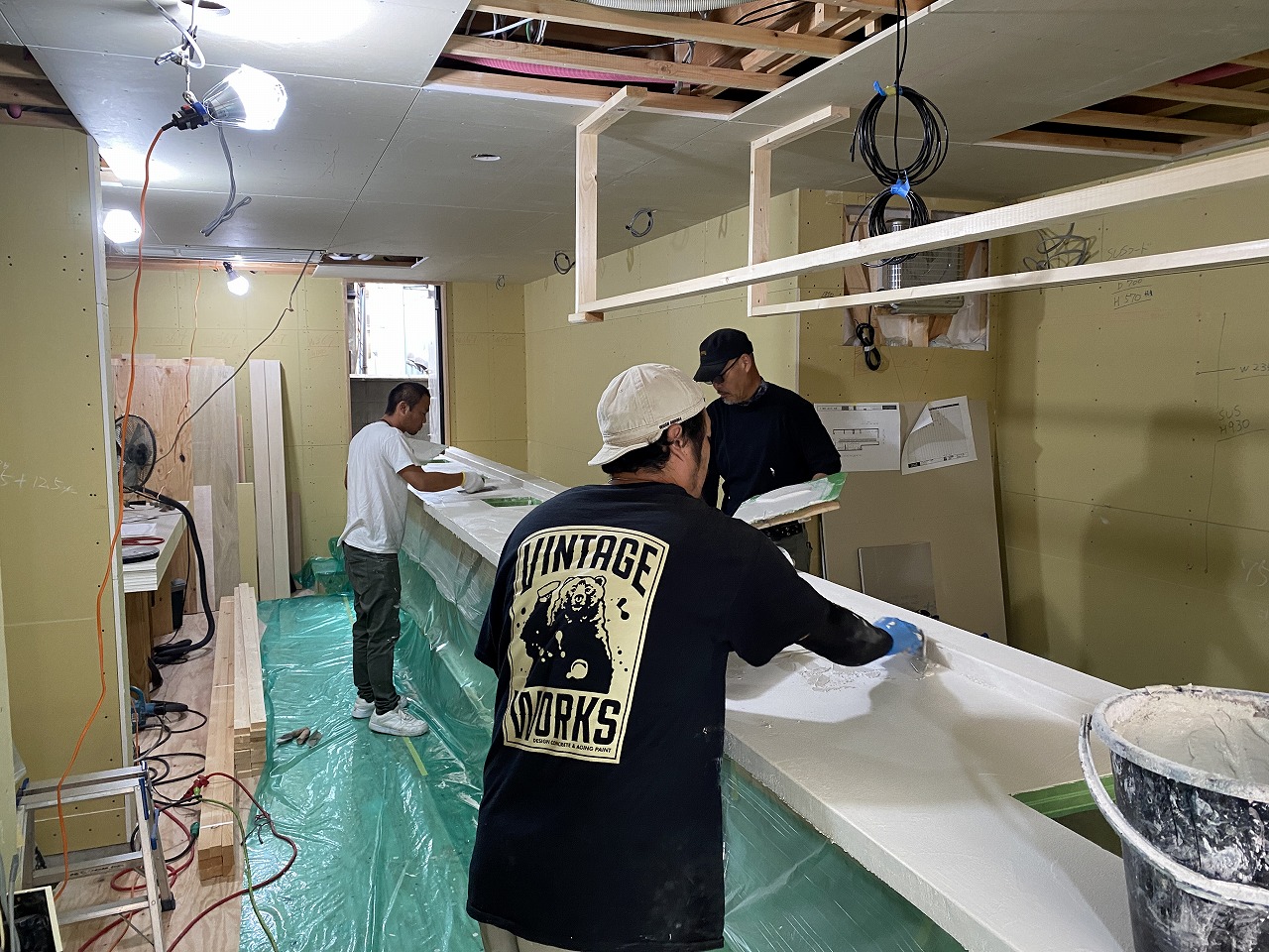 京都市右京区　焼肉屋さんyuu様　店舗新装改修工事