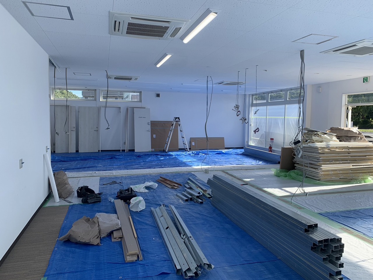 京都府園部市　フィットネスジム店舗新装改修工事