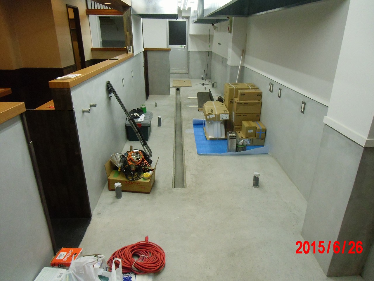 京都市中京区　ラーメン屋さん店舗新装改修工事