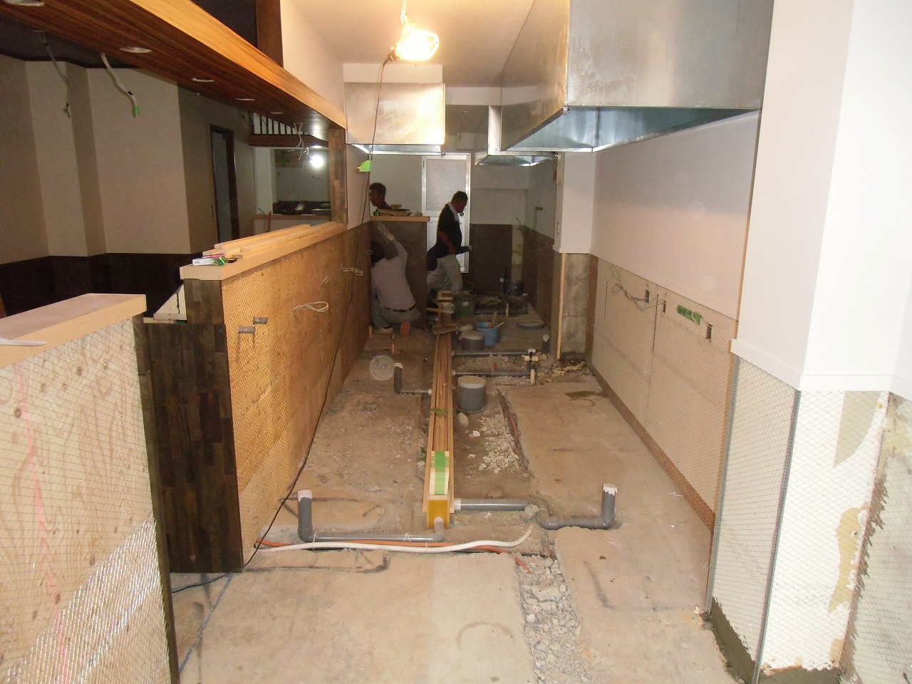 京都市中京区　ラーメン屋さん店舗新装改修工事