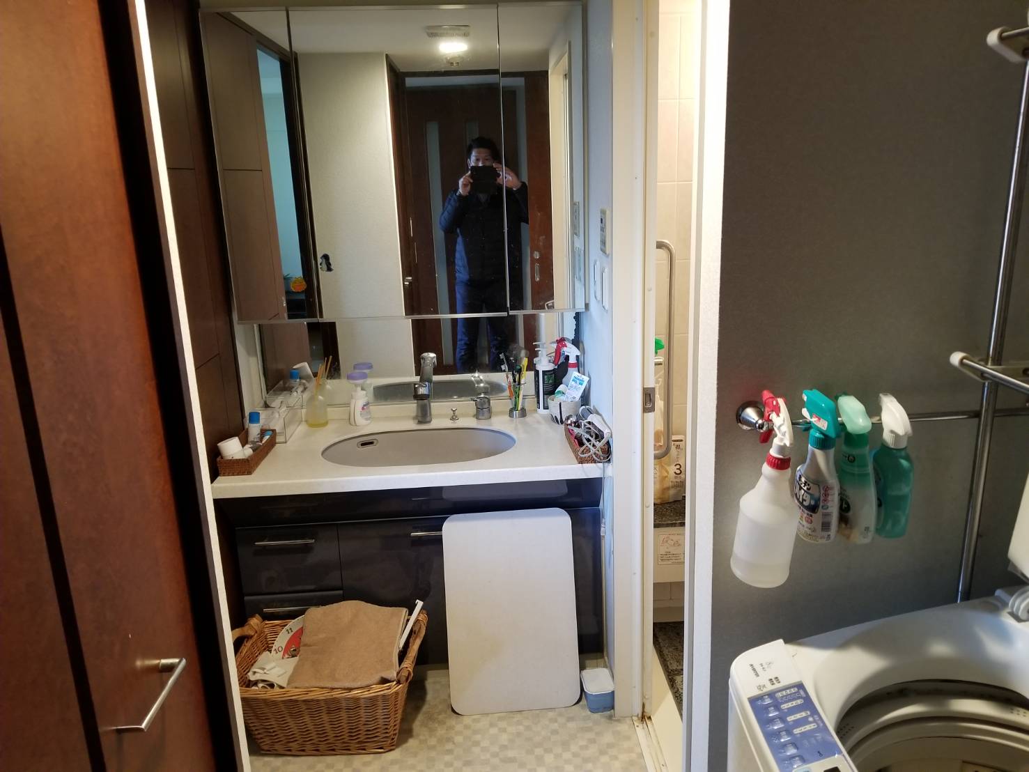 京都府向日市　マンション洗面室リフォーム