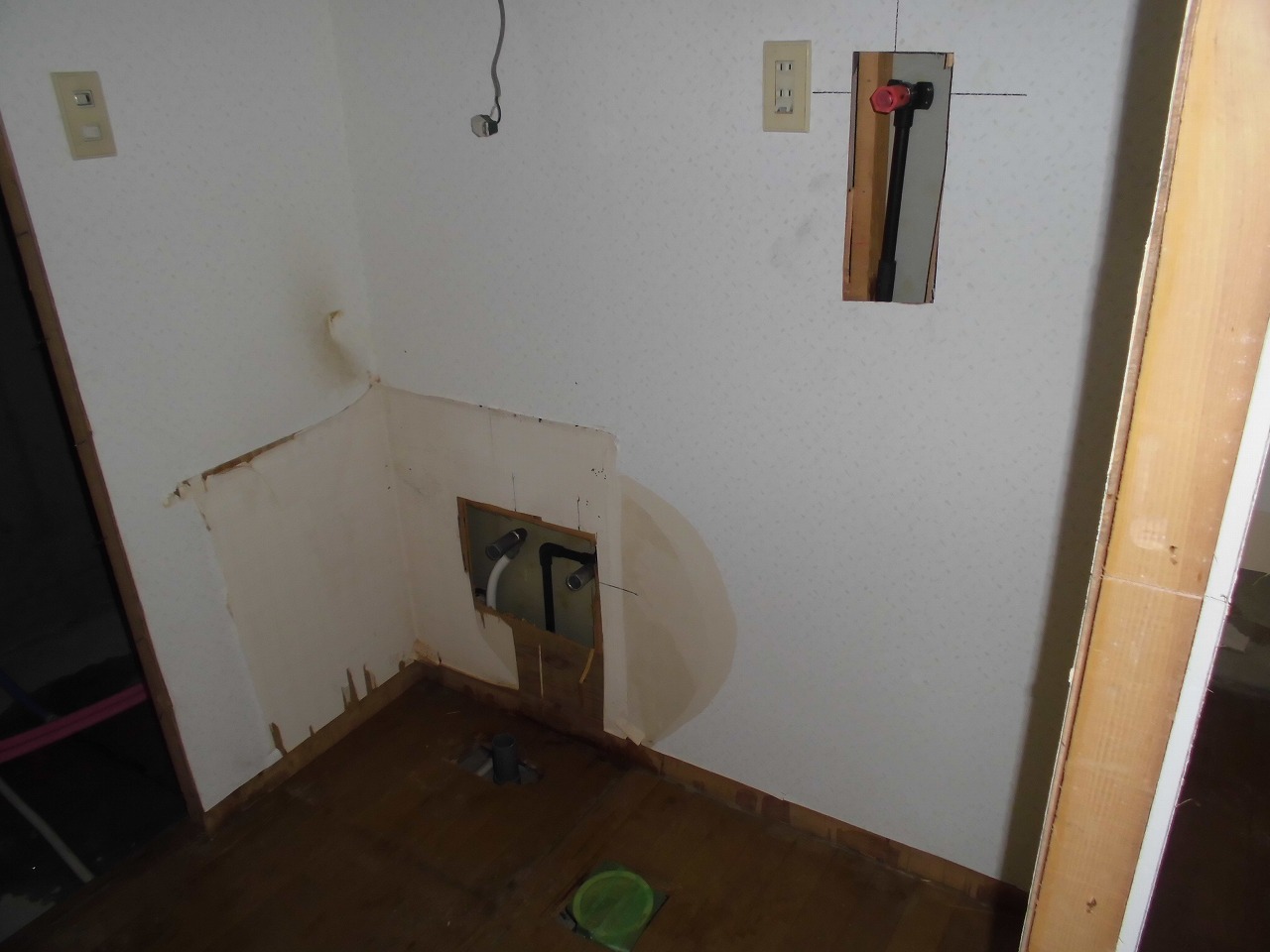 京都市右京区②　マンション洗面室リフォーム