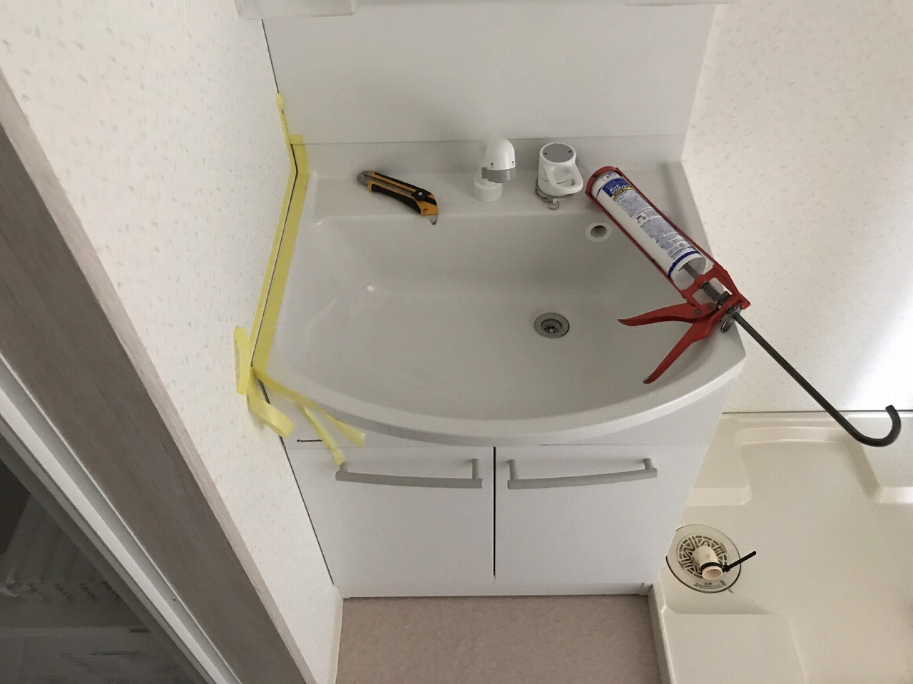 京都市右京区②　マンション洗面室リフォーム