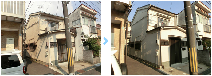 before after
