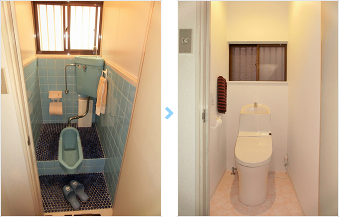 before after