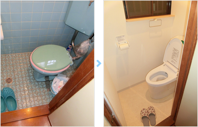 before after